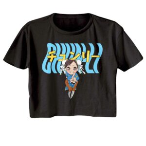 Street Fighter Chun-Li Chibi Crop Top