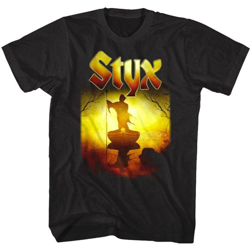 Styx Ferryman Grim Reaper Tour Men's T Shirt