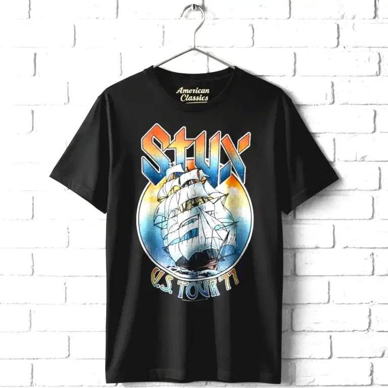 Styx T-shirts PRINTED in the USA for all Blue Collar Men