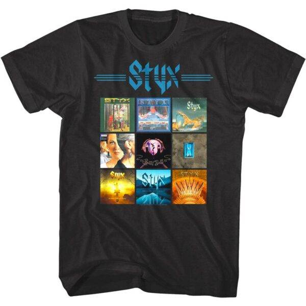 Styx Album Covers Art Men's T Shirt