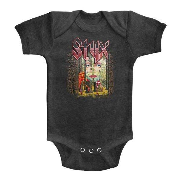 Styx Grand Illusion Album Baby Onesie