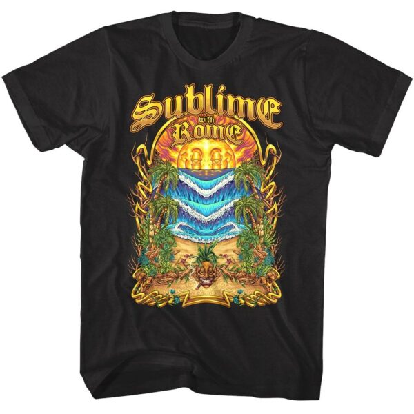 Sublime With Rome Sunrise Beach Men’s T Shirt