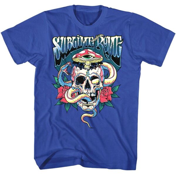 Sublime With Rome Snake Skull Men’s T Shirt