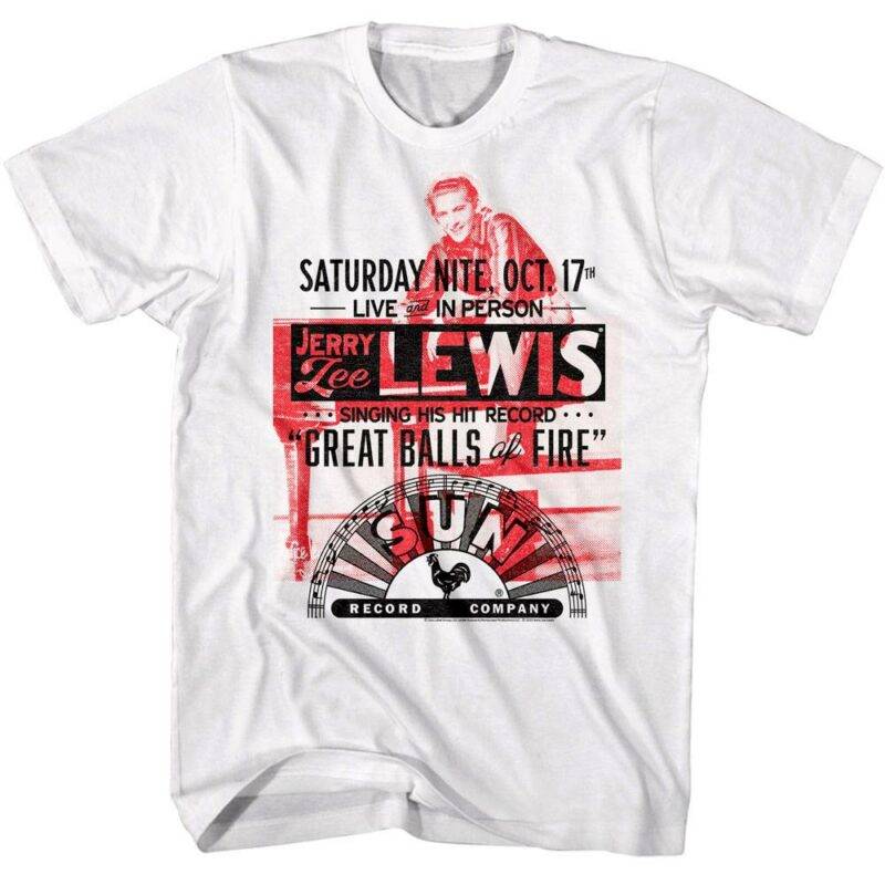 Jerry Lee Lewis Live in Person T-Shirt