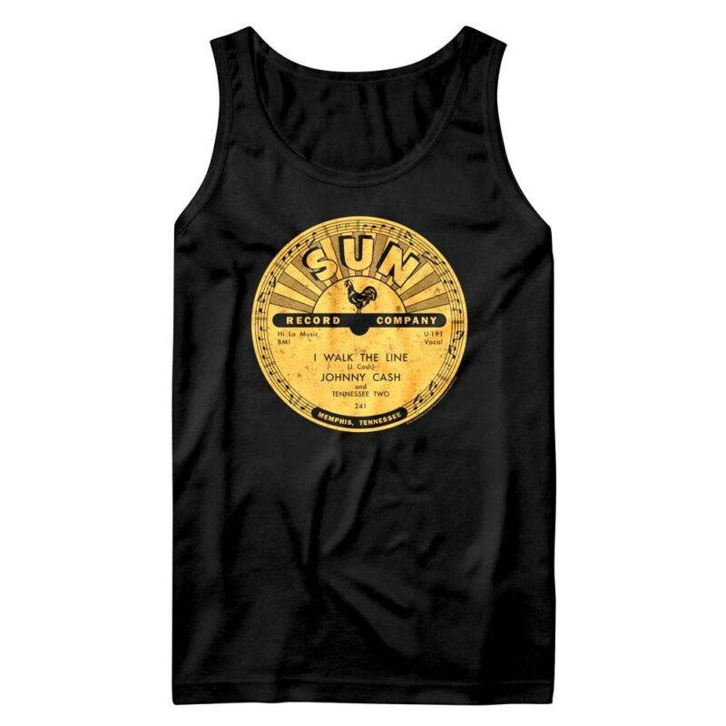 Sun Records Johnny Cash Walk the Line Tank