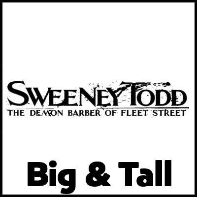 Sweeney Todd Big & Tall T-Shirts