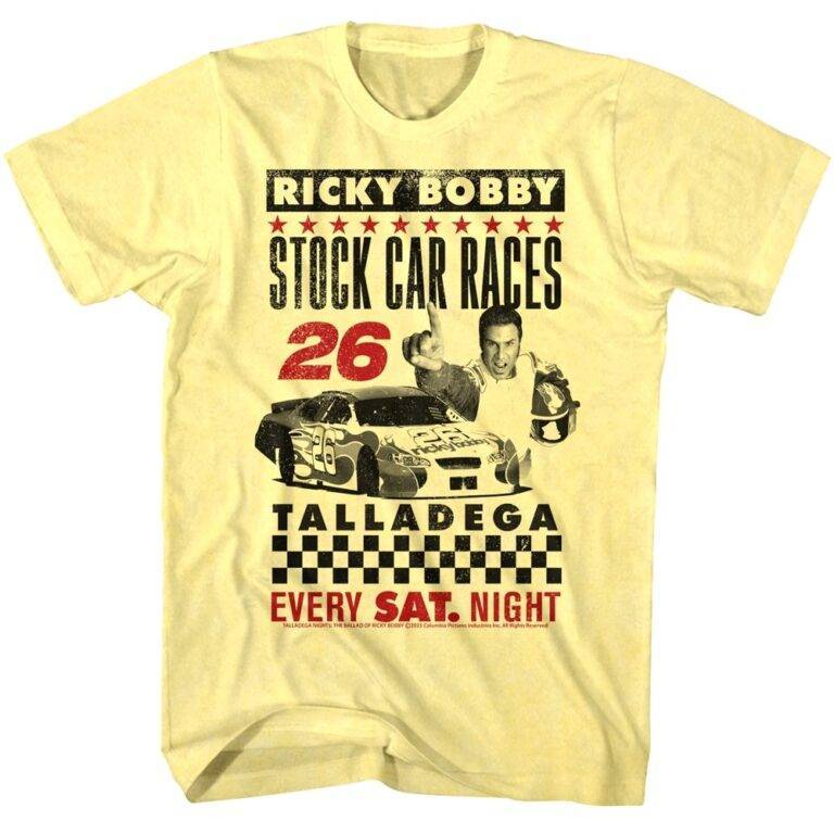 Talladega Nights Stock Car Races T-Shirt