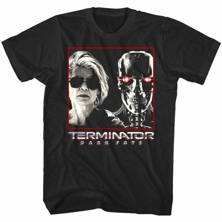 Terminator Dark Fate Sarah Connor & Cyborg T-Shirt