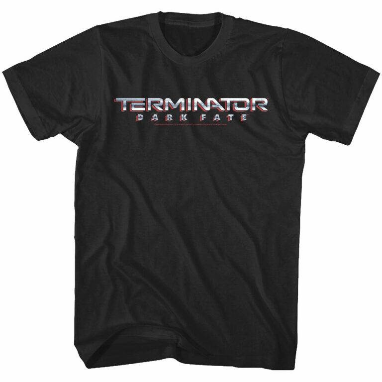 Terminator Dark Fate Chrome Logo T-Shirt