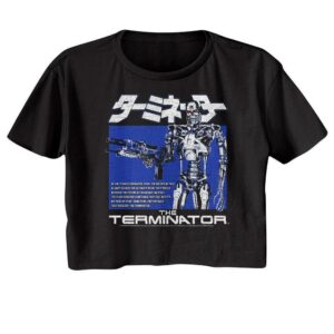 Terminator Japanese Cyborg Poster Crop Top