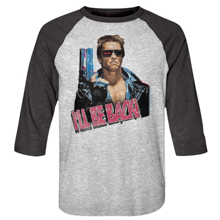 Terminator I'll Be Back Raglan Shirt