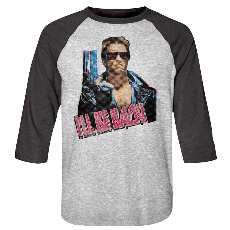 Terminator I'll Be Back Raglan Shirt