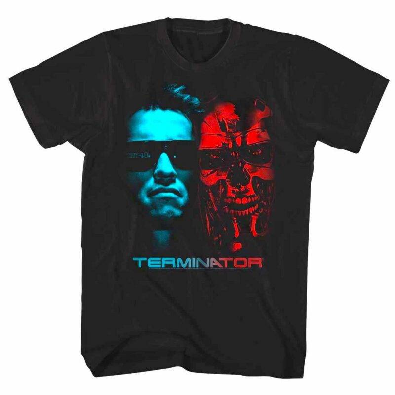 Terminator 3D Cyborg Face/Off T-Shirt