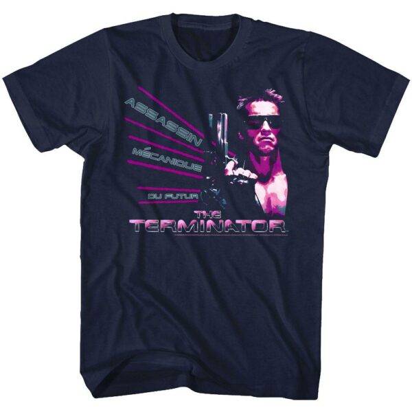 Terminator French Movie Poster T-Shirt