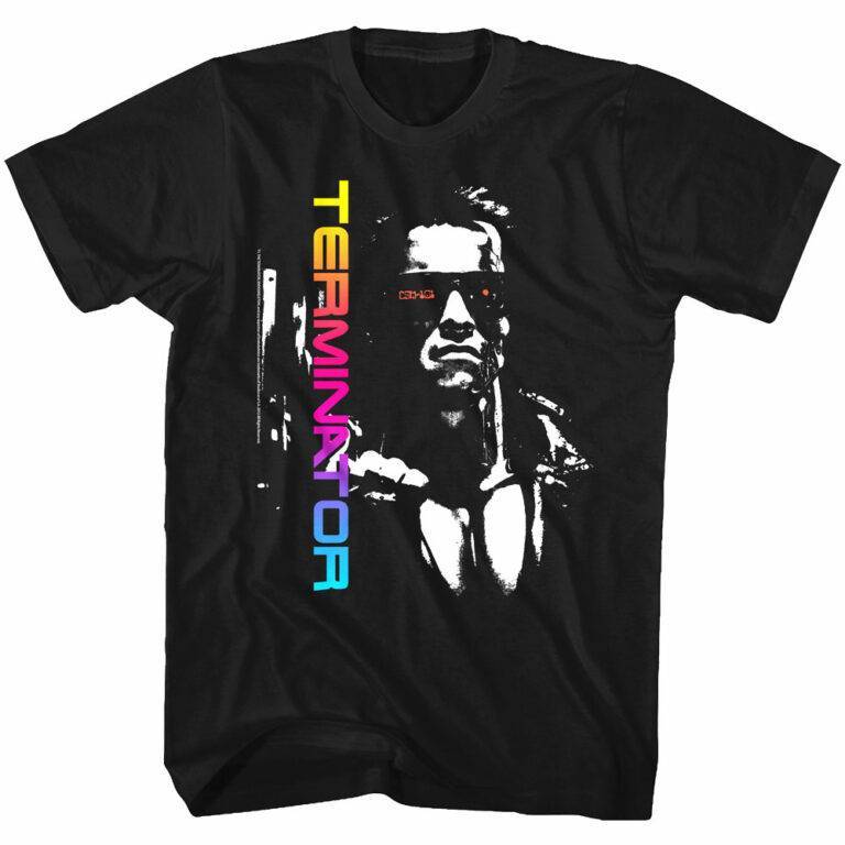 Terminator Neon Rainbow T-Shirt