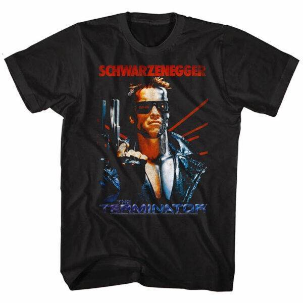 Terminator Schwarzenegger Movie Poster T-Shirt