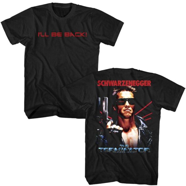 Terminator I'll Be Back Schwarzenegger T-Shirt