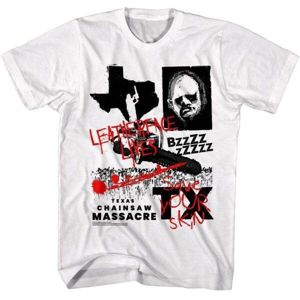 Texas Chainsaw Massacre Leatherface Lives Men’s T Shirt