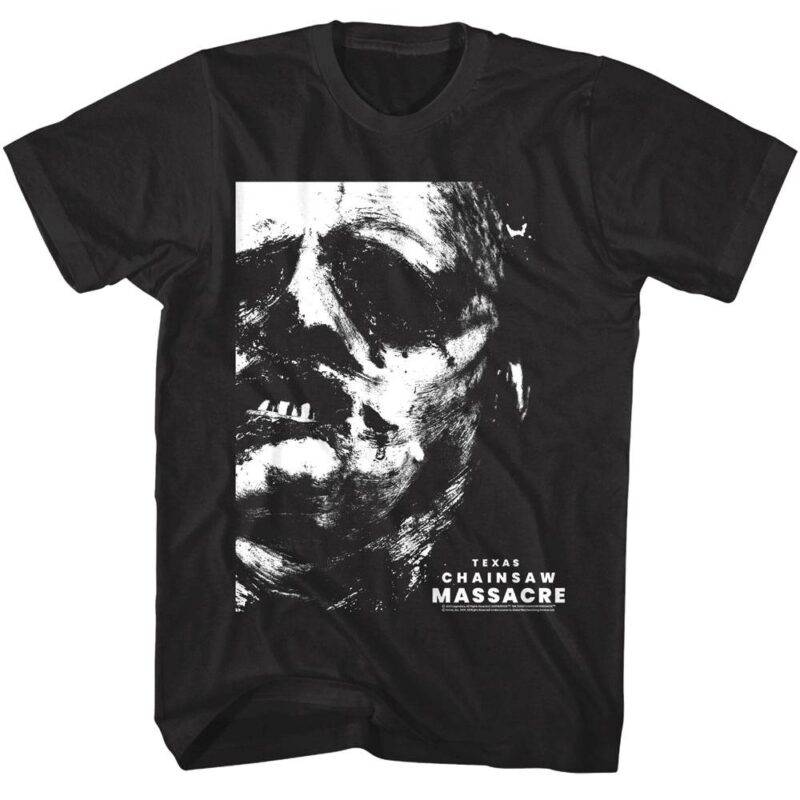 Texas Chainsaw Massacre Mask Movie Poster Men’s T Shirt