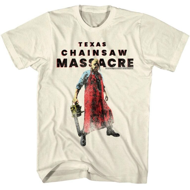 Texas Chainsaw Massacre Vintage Movie Poster Men’s T Shirt