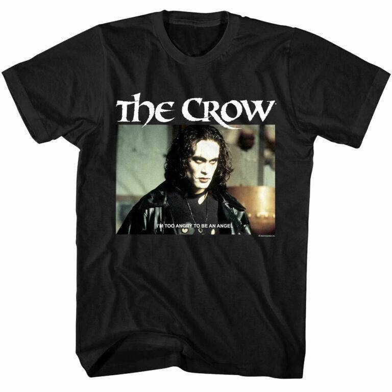 The Crow I’m Too Angry to be an Angel Men’s T Shirt