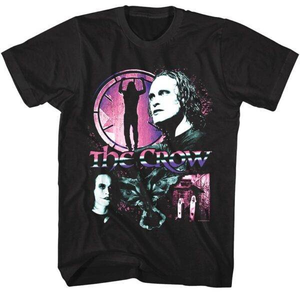 The Crow Chrome Movie Montage Men’s T Shirt