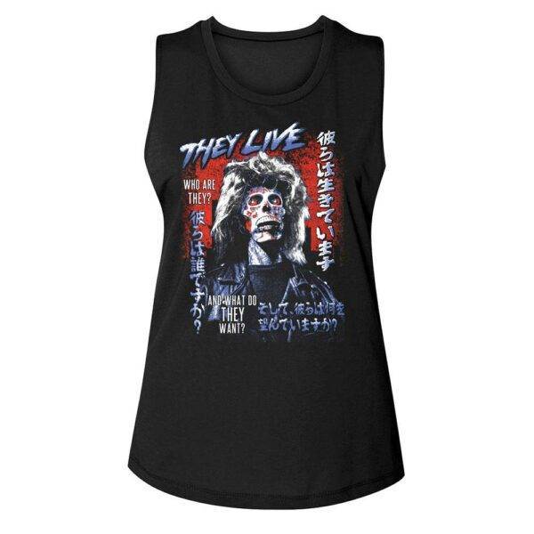 They Live Japanese Movie Poster Women’s Tank