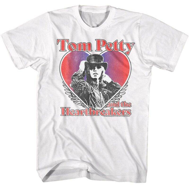 Tom Petty & the Heartbreakers Heart Men’s T Shirt