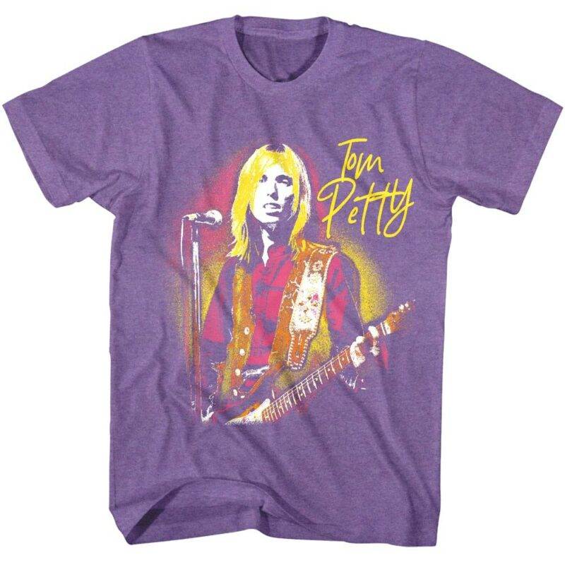 Tom Petty Rockin the Mic Men’s T Shirt