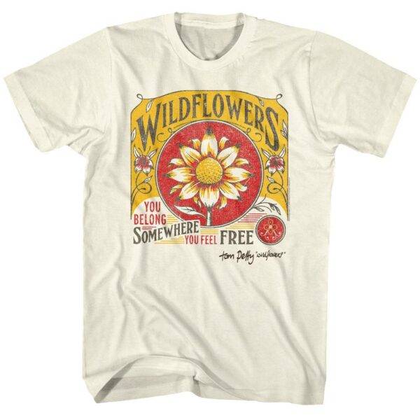 Tom Petty & the Heartbreakers Wildflowers Men’s T Shirt