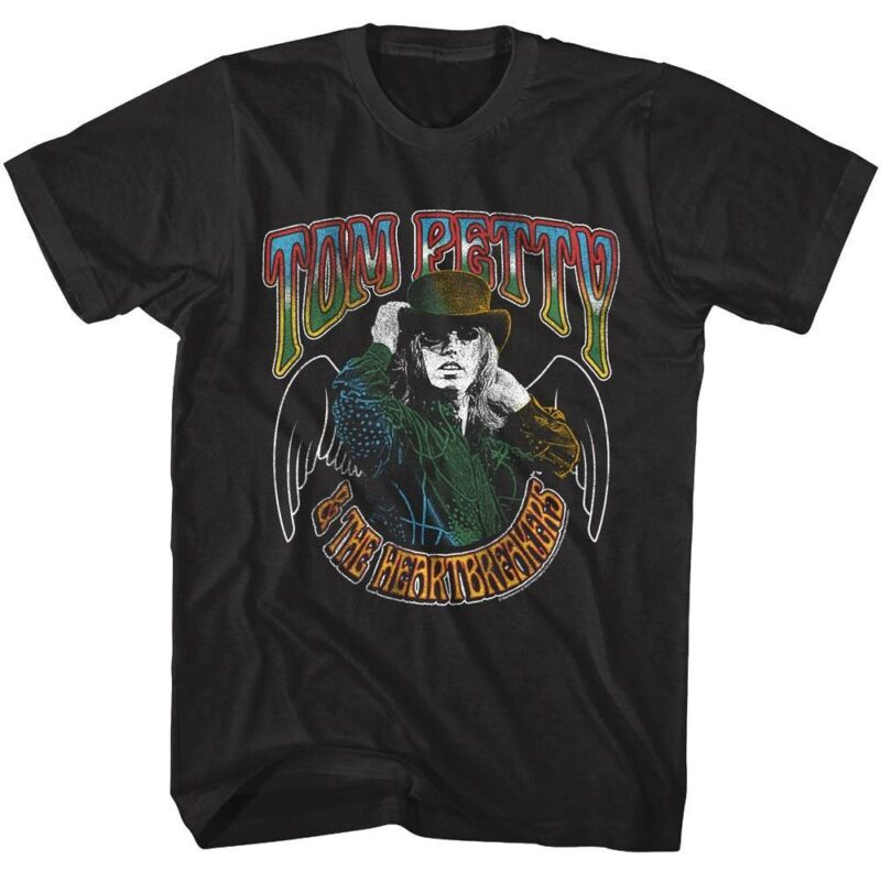 Tom Petty & the Heartbreakers Winged Legend Men’s T Shirt