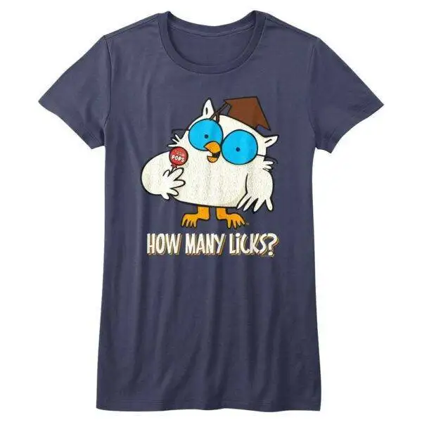 Tootsie Roll Pops Mr Owl How Many Licks Women’s T Shirt