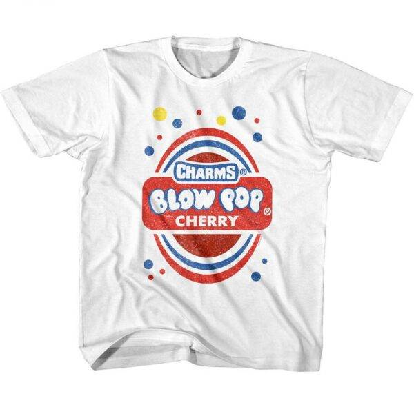 Charms Blow Pop Cherry Kids T Shirt