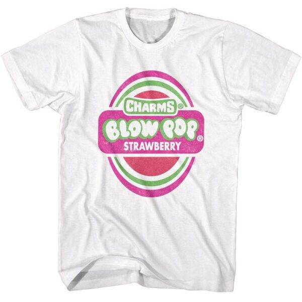 Charms Blow Pop Strawberry Men’s T Shirt