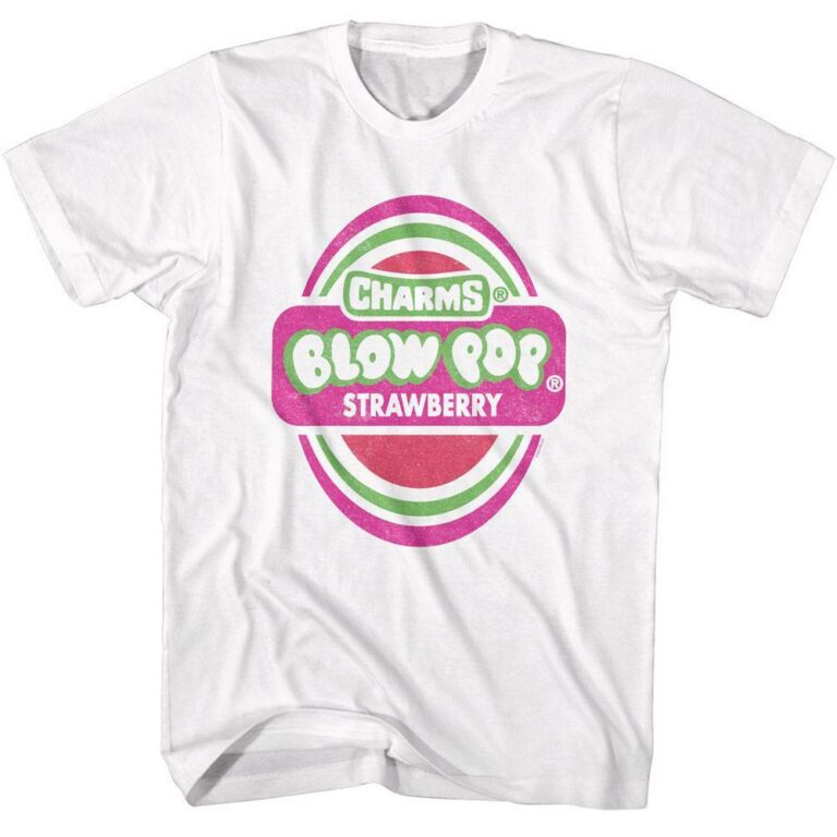 Charms Blow Pop Strawberry Men’s T Shirt