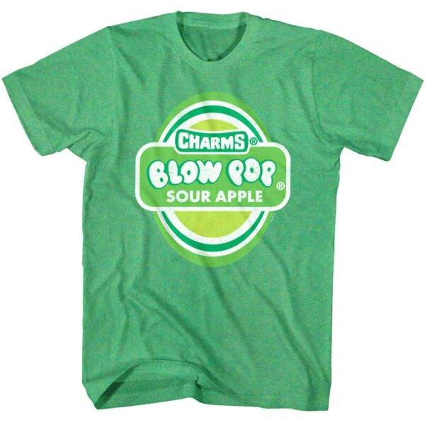 Charms Blow Pop Sour Apple Men’s T Shirt