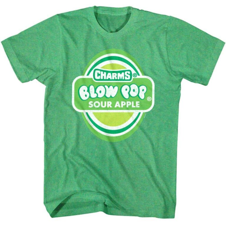 Charms Blow Pop Sour Apple Men’s T Shirt