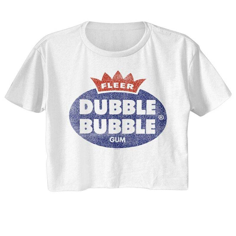 Fleer Dubble Bubble Gum Women’s Crop Top