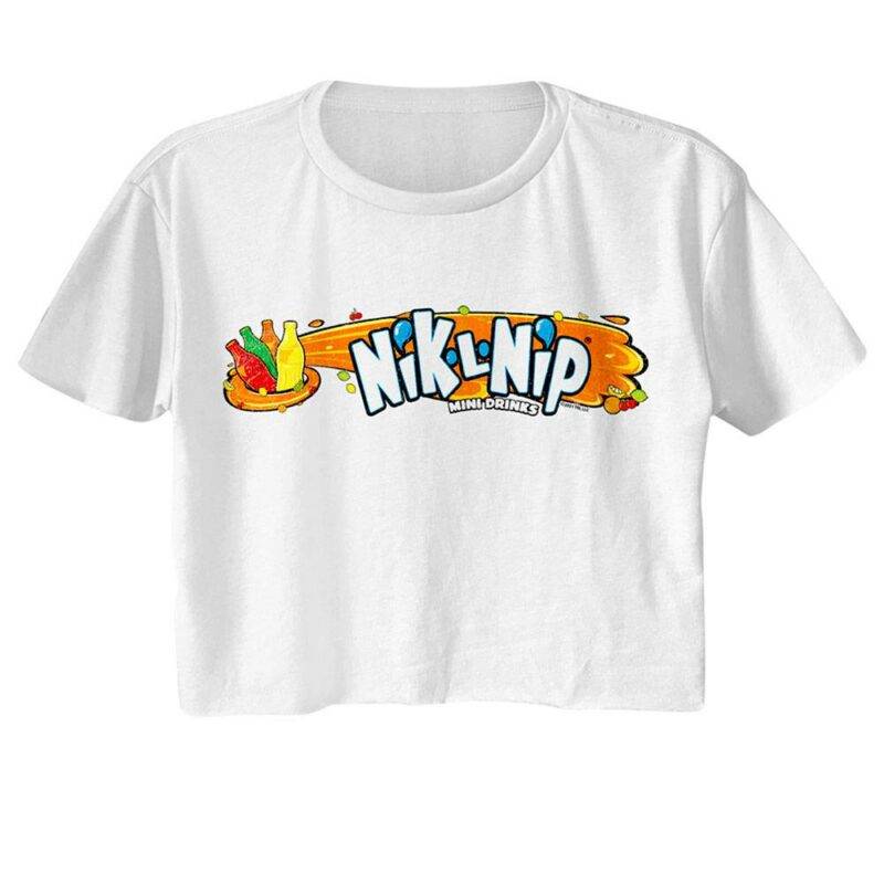 Nik-L-Nip Candy Logo Women’s Crop Top