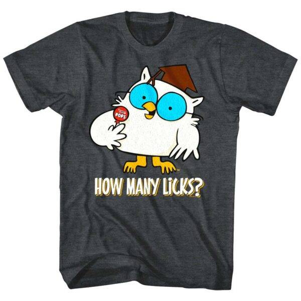 Tootsie Roll Pops Mr Owl How Many Licks Men’s T Shirt