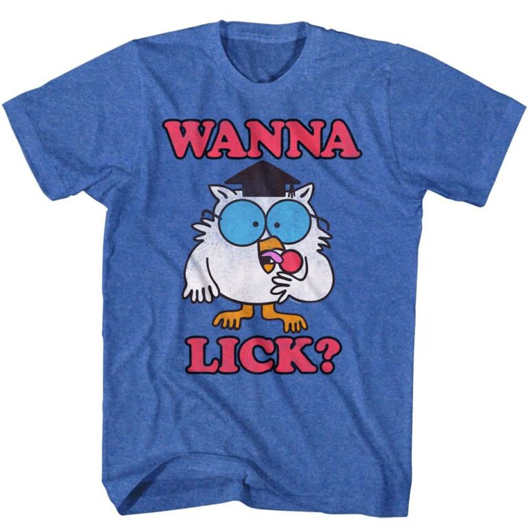 Tootsie Roll Pops Mr Owl Wanna Lick Men’s T Shirt