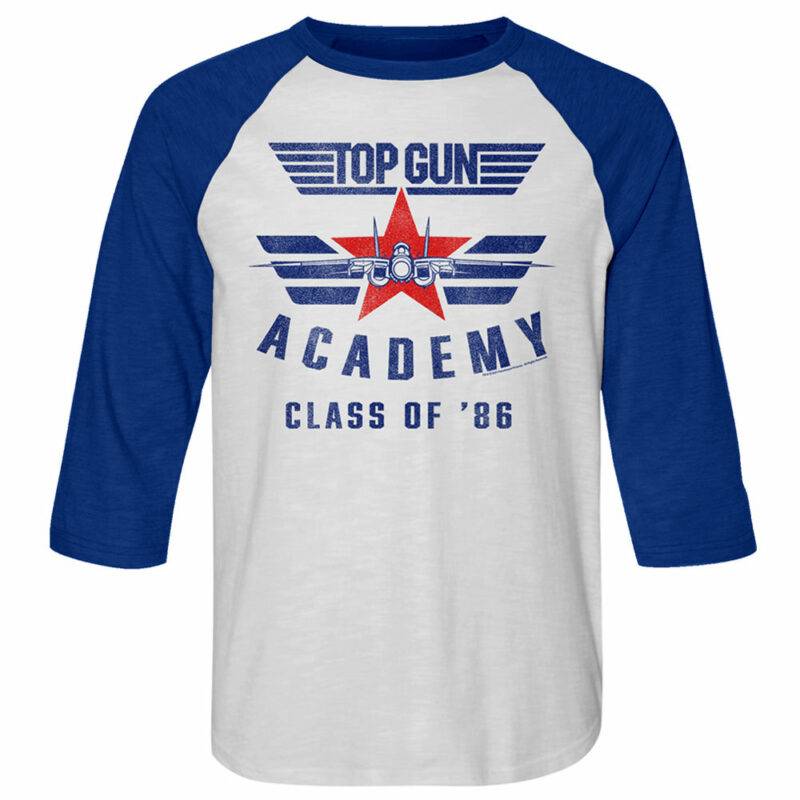 Top Gun Academy Class of 86 Men’s Raglan Shirt