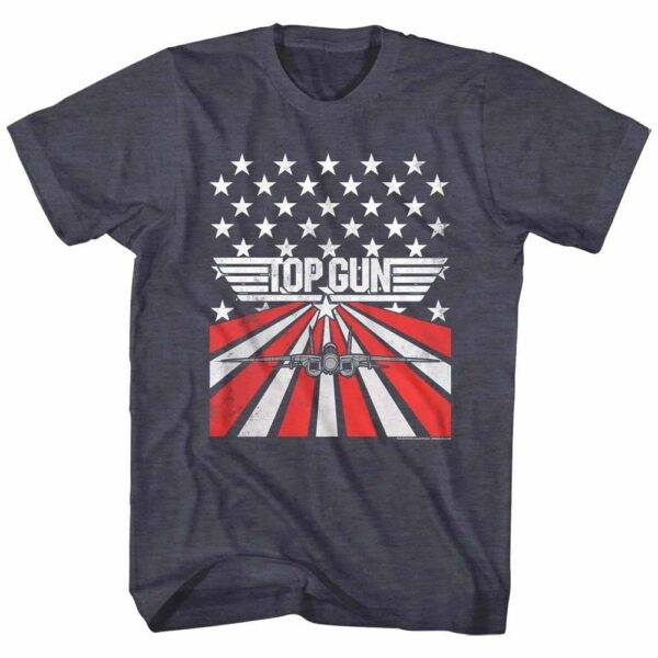 Top Gun Stars & Stripes Flag T-Shirt