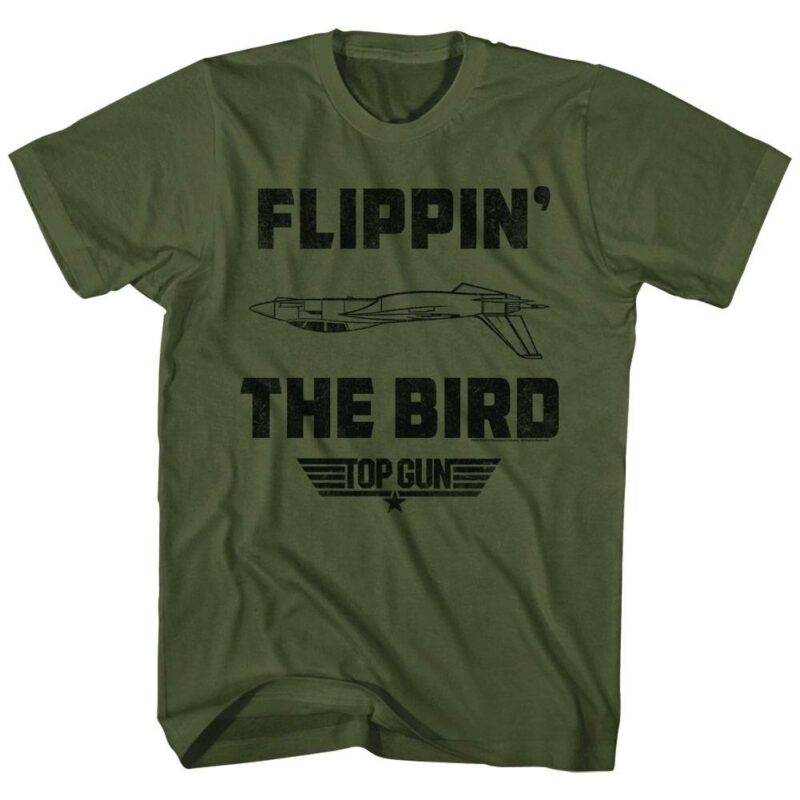 Top Gun Flippin the Bird Men’s T Shirt