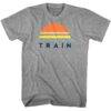 Train Pastel Sunset Men’s T Shirt