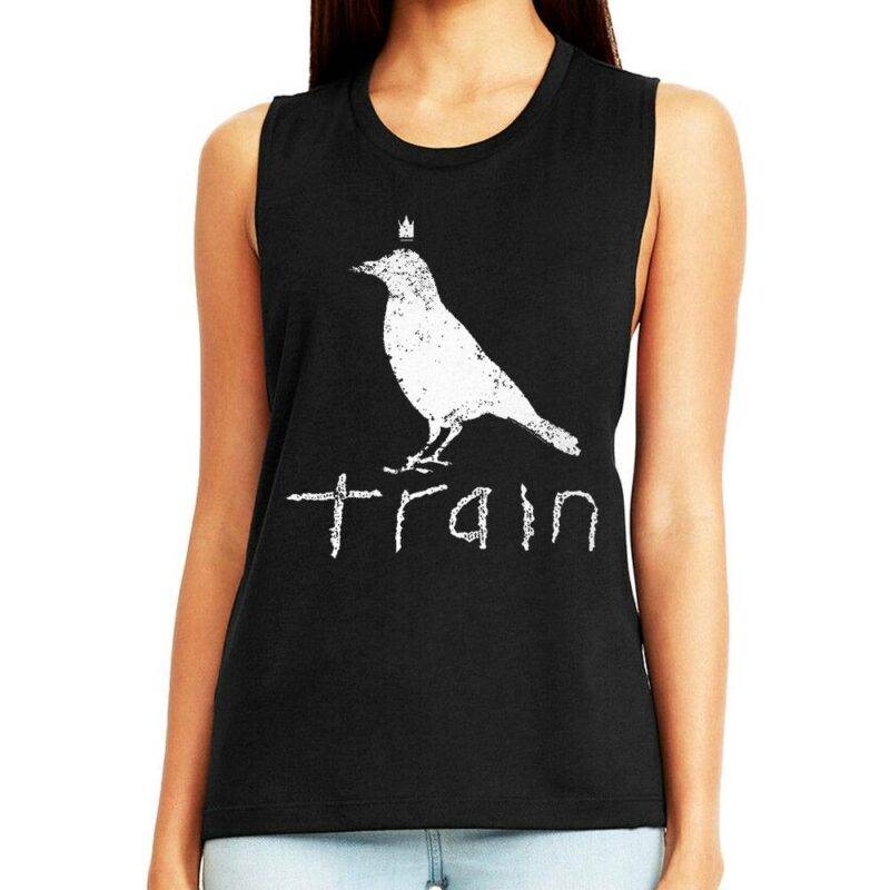 Train Chalkboard Crow Logo Women’s Tank