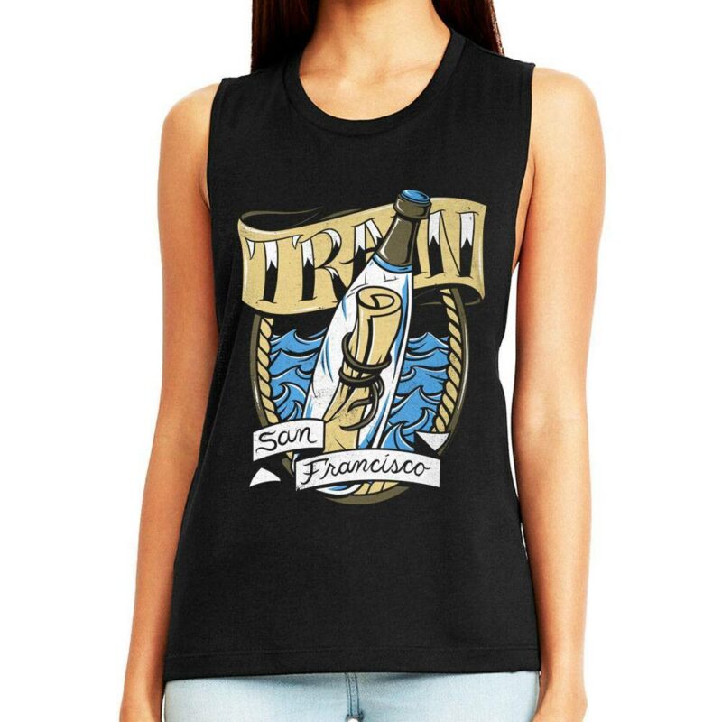 Train Message in a Bottle Women’s Tank Top