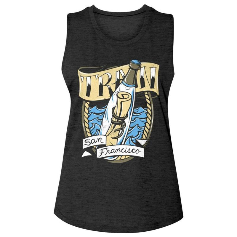 Train Message in a Bottle Women’s Tank Top