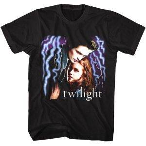 Twilight Lightning Strikes Men’s T Shirt