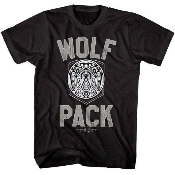 Twilight Black Wolf Pack Emblem Men’s T Shirt